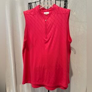 NWOT Greg Norman Women's Sleeveless Red Top XXL